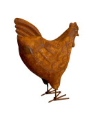 Poule décorative 17x7x20cm