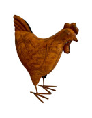 Poule décorative 17x7x20cm