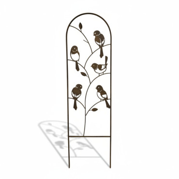 Treillage oiseaux fer 25x88cm