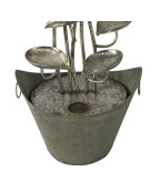 Grande fontaine à feuilles 44x14x101cm