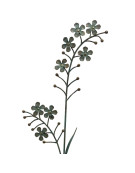 Tuteur déco fleur 29x4x105cm