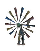 Grand moulin à vent 62x58x176cm