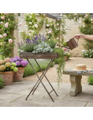 Jardinière sur pied fer 51x31x62cm