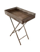 Jardinière sur pied fer 51x31x62cm