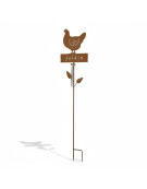 Tuteur poule à planter 22x6x110cm