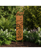 Treillage "Jardin" fleuri 30x120cm