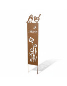 Treillage "Jardin" fleuri 30x120cm
