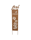 Treillage "Jardin" fleuri 30x120cm