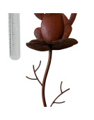 Pluviomètre grenouille parapluie 22x12x100cm