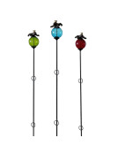 Ensemble 3 tuteurs boule grenouille 8x135cm