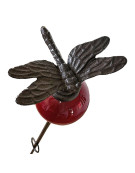 Ensemble 3 tuteurs boule libellule 8x135cm