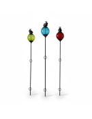 Ensemble 3 tuteurs boule grenouille 10x137cm