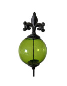 Ensemble 3 tuteurs boule fleurs de lys 12x140cm