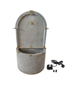 Fontaine murale jardin 83x41x142cm