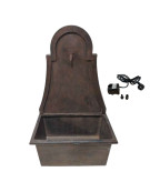 Fontaine murale marron 83x46x71cm