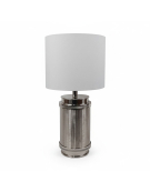 Lampe à poser argent blanc 30x30x85cm