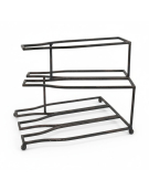 Range bouteilles en fer 26x39x28cm