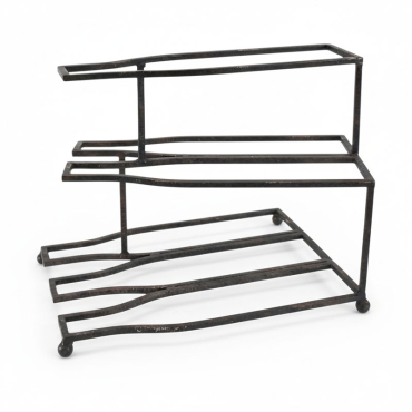 Range bouteilles en fer 26x39x28cm