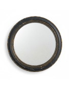 Miroir rond noir 60x60x2cm
