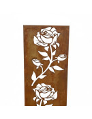 Treillage jardin roses