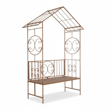 Arche avec banc fer 230x50x150cm