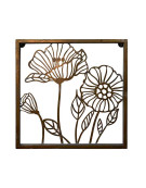 Décoration murale floral 32x29x33cm