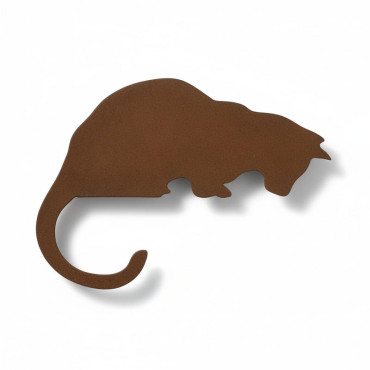 Silhouette déco chaton à poser 35x10x27cm
