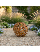 Boule décorative fleurs 44x44x44cm