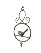 Cloche suspendre oiseaux 10x10x74cm