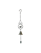 Cloche suspendre oiseaux 10x10x74cm