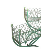 Ensemble de 2 jardinières rectangle 71x28x87cm