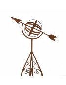 Support plantes globe 40x23x137cm