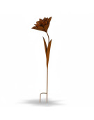 Tuteur de jardin fleur fantaisie 32x32x140cm