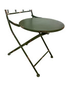 Ensemble table et chaises pliante fer 72x72x93cm