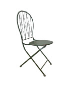 Ensemble table et chaises pliante fer 72x72x93cm