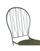 Ensemble table et chaises pliante fer 72x72x93cm