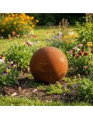 Grande boule décorative beige 50cm