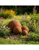 Grande boule décorative beige 50cm