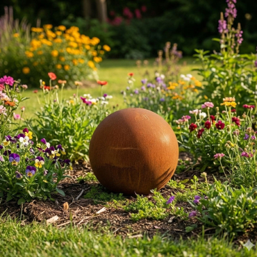 Boule décorative rouge 20cm