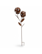Tuteur fleurs fleuries 35x17x122cm