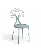 Chaise de jardin fer 42x42x93cm