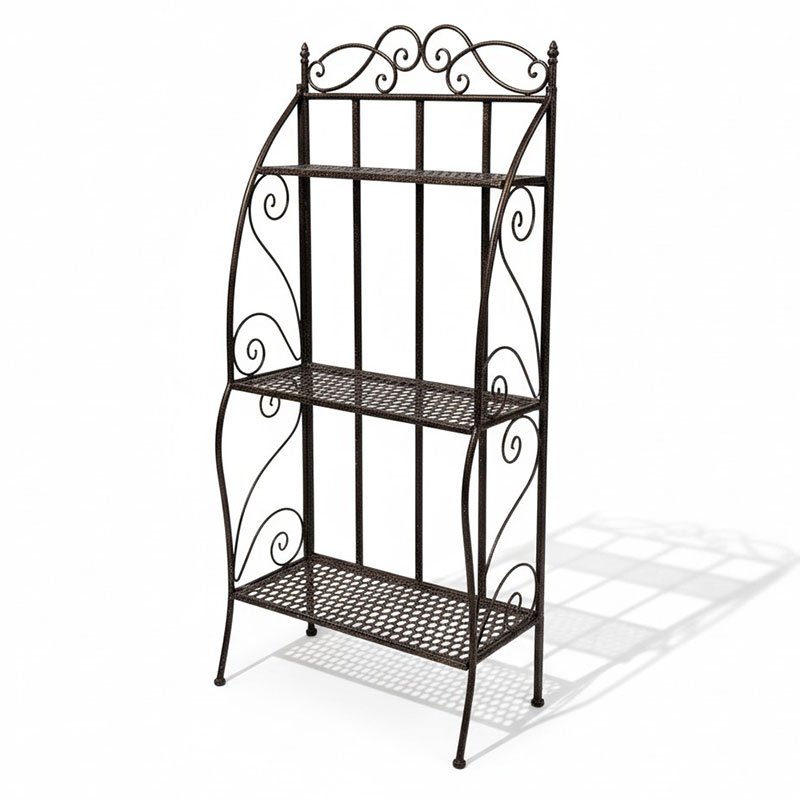 Support plantes en fer 55x29x122cm