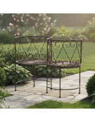 Banc jardin fer Confident 105x53x85cm