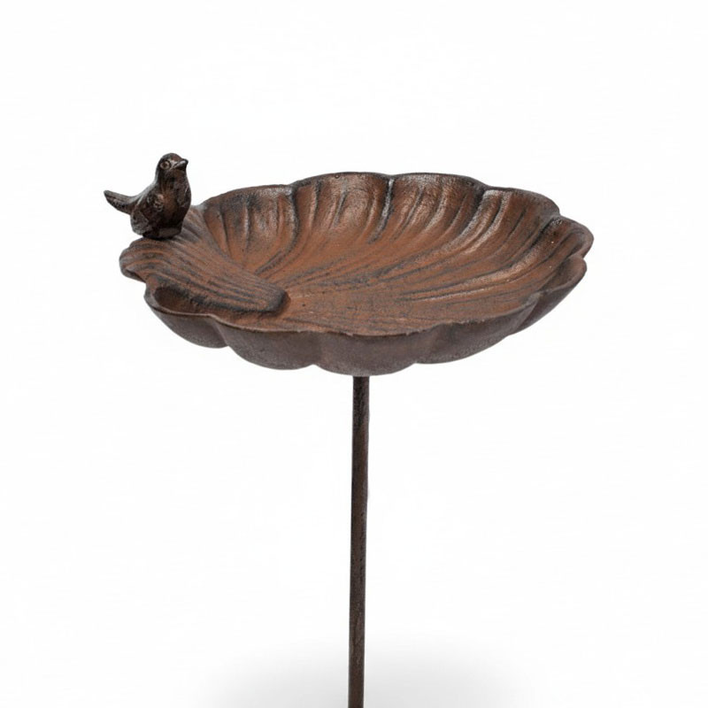 TUTEUR COQUILLE BAIN D'OISEAU FONTE
