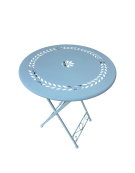 Table de jardin fer 60x60x72cm