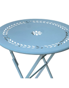 Table de jardin fer 60x60x72cm