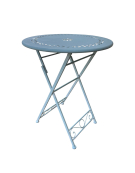Table de jardin fer 60x60x72cm