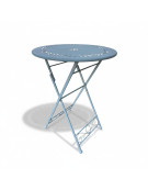 Table de jardin fer 60x60x72cm
