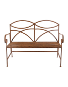 Banc jardin fer 117x47x93cm