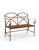 Banc jardin fer 117x47x93cm